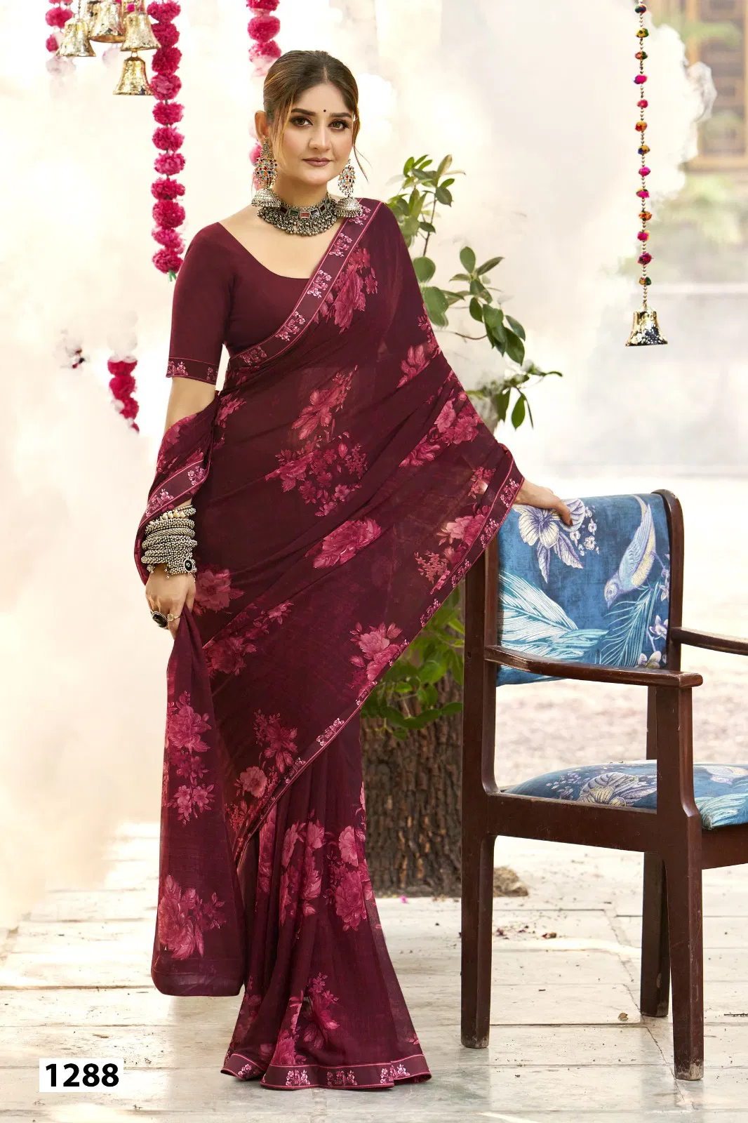 Nimakshi Vol 2 By Vallabhi Georgette Printed Saree Orders In India